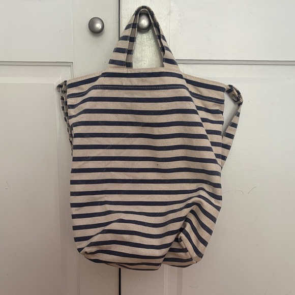 Baggu Striped Canvas Duck Tote Bag - Picture 1 of 5